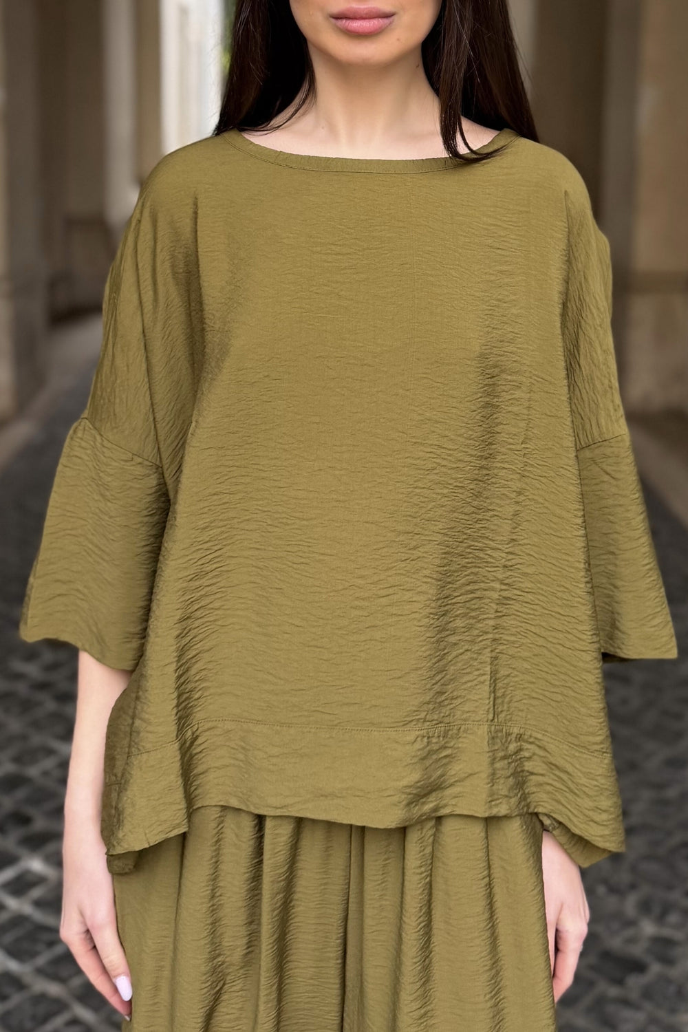 ARTEFILIA-MILANO - blusa marea - JUNIPER