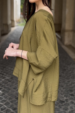 ARTEFILIA-MILANO - blusa marea - JUNIPER