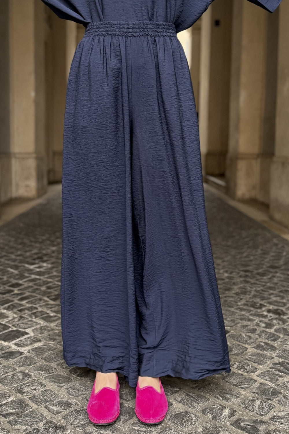 ARTEFILIA-MILANO - pantalone marea viscosa - ECLISSI