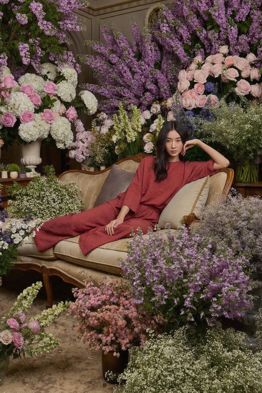 ARTEFILIA-MILANO - blusa marea - CABERNET