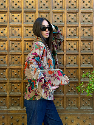 ARTEFILIA-MILANO - borsa velluto stella - GARDA CRUDO