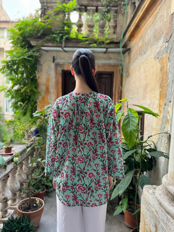 Artefilia - Blusa In mussola di cotone Eva - TIFFANY ROSE