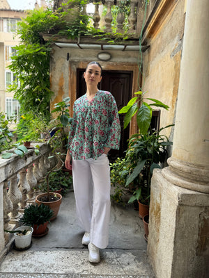 Artefilia - Blusa In mussola di cotone Eva - TIFFANY ROSE