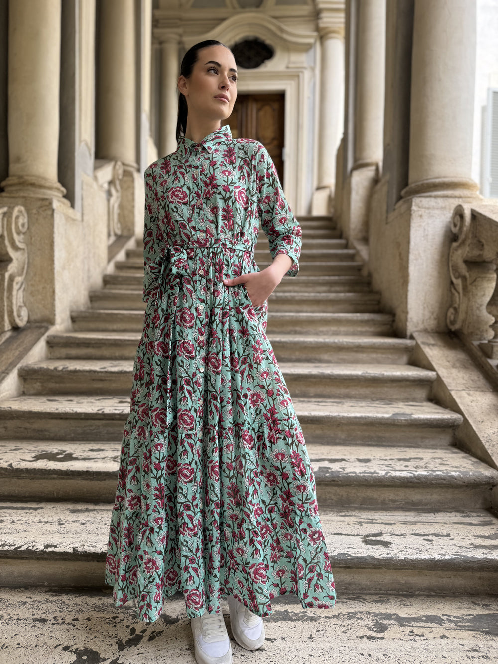 Artefilia - Abito Gina In mussola di cotone - TIFFANY ROSE