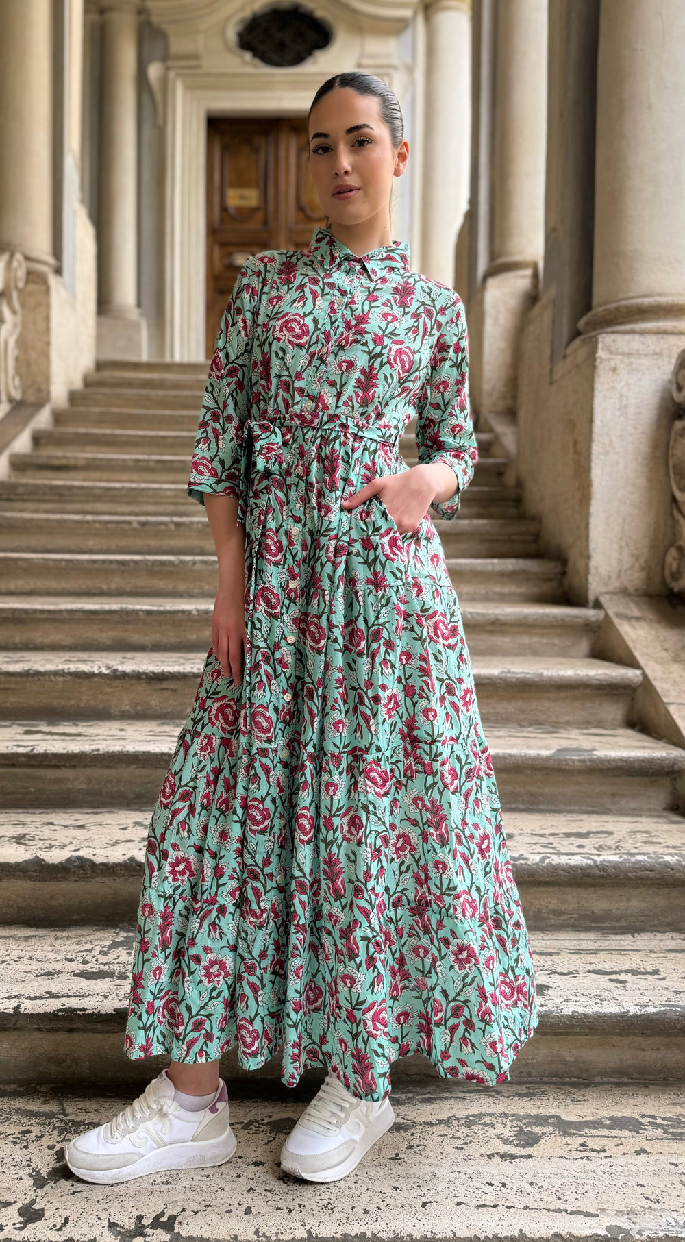Artefilia - Abito Gina In mussola di cotone - TIFFANY ROSE