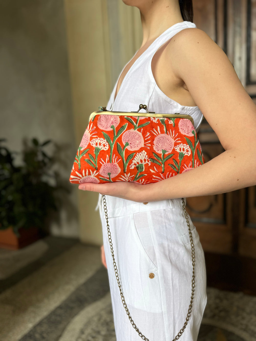 Artefilia - Borsa Angelina - ARANCIO TAORMINA