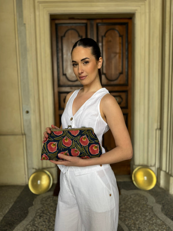 Artefilia - Borsa Angelina - BLU IBISCO